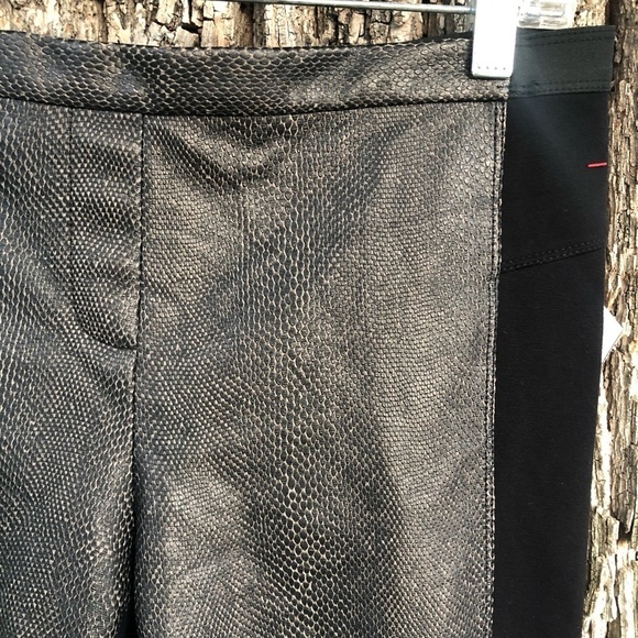 BCBGMAXAZRIA Elijah Contrast snakeskin Leggings - Picture 5 of 6